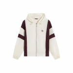 Li Ning Logo Tikandiga V&auml;rviplokk Lukuga Kapuutsiga Pikkade Varrukatega Vabaaja Jakk Naiste jakid Valge AFDT532-1 M