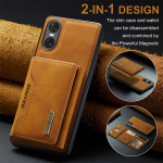 Luksuslik magnetiline nahast rahakoti&uuml;mbris Sony Xperia 1VI 10VI 1V 5V 10V 2024 uus tugijalg Raha krediitkaardihoidja magnet p&otilde;rutuskindel kaitsekate for Xperia 1 V