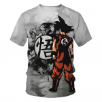 Laste riided Anime Dragon Ball Poiss T&uuml;drukud T-s&auml;rk T-s&auml;rk Goku 3D Prinditud L&uuml;hikeste Varrukatega Harajuku Meeste Topid Tees Poisid T&uuml;drukud R&otilde;ivad 150