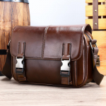 Meeste nahast &otilde;lakott Vintage vabaaja Crossbody peakihist veisenahast kotid One Size kohv