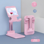 Kokkupandav ja kokkut&otilde;mmatav mobiiltelefoni ja tahvelarvuti alus lauaarvuti kasutamiseks &ndash; ideaalne veebitundide ja otse&uuml;lekande jaoks Pink box roosa