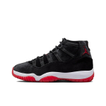 Air Jordan 11 Retro Bred Samet Naiste Tossud Must Gym-Red Valge DB5457-061 36.5 black