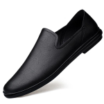 Mood Uued Meeste Loafers Meeste ehtsast nahast jalan&otilde;ud Mood meeste mugavad s&otilde;idujalatsid Kerged meeste vabaajajalatsid 45 must