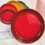 Prantsuse Vikerkaare Alasuurglasuur V&auml;rviline Taldrik K&ouml;&ouml;givilja 9-tolline Keraamiline 7-tolline K&ouml;&ouml;givilja TaldrikVikerkaare V&auml;rvi L&auml;&auml;ne Toidu Alused 18cm