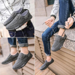 Mood Mood Meeste l&otilde;uendjalatsid Meeste suvised vabaaja teksakingad Meeste Vulcanize tossud Slip on Loafers Driving Moccasin Chaussure Homme 39 sinine