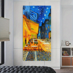 Van Goghi vertikaalsed kuulsad maalid L&otilde;uendimaaling Plakatid ja tr&uuml;kised Seinapilt elutoa sisekujunduseks 20x40cm