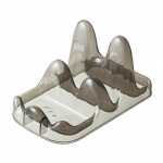 Spoon Pot Lid Holder For Desktop Large Capacity Tableware Storage Rack For Home Kitchen Use valge