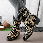 Mood 2024 Kuum M&uuml;&uuml;k Naiste Kingad K&uuml;lgmise Lukuga Naiste Saapad Mood Pluss Suurus Moodsad Saapad Naised Uued Kristall &Uuml;mara Ninaga Keskmise S&auml;&auml;rega Saapad 35