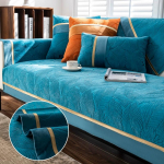 Four Seasons universaalne kodumood diivanipadi Minimalistlik kaasaegne nahast diivanikate &scaron;enill, libisemisvastane seljatoe r&auml;tik t&auml;ielikult kattev riie 70*70cm