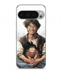 Coque - MANIACASE - Google Pixel 9 Pro - Akira Toriyama Goku - Souple - Noir must