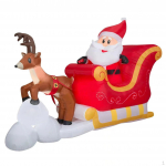 Blow up Yard Decoration Santa Claus Built in Blower Christmas Party Merry
