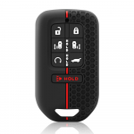 For Honda Odyssey 2018 2019 2020 2021 2022 2023 auto v&otilde;tmehoidja kaugjuhtimispuldi kaane korpuse kaitse korpuse hoidja silikoonist 7 nuppu must