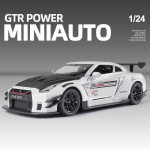 Uus 1:24 lahedat GTR sportauto valatud tsingisulamist m&auml;nguauto mudel k&otilde;rge simulatsiooniga heli ja valgusega tagasit&otilde;mmatav kollektsioon laste m&auml;nguasjad poiste kingitus