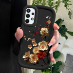 V&auml;rvitud mustriga Big Wave Edge pehmest silikoonmaterjalist Macaron telefoni&uuml;mbris, p&otilde;rutuskindel kaitsev kummist korpus Samsung Xiaomi Poco Redmi jaoks Samsung M12 valge