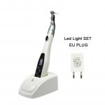 Hambaravi juhtmevaba Endomootor Smart LED-lambiga 16:1 Standardne kontrastnurga madala kiirusega k&auml;siinstrumendiga hambaravi endodontiline instrument EU Plug valge