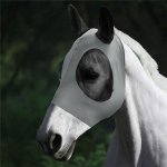 Super Comfort veniv k&auml;rbsega hobune Mask Suur silmaruum UV-kaitsega Pehme ja hingav nahk roosa punane v&auml;rv