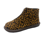 Leopard Mustrid Naiste Mood Pahkluusaapad Disainer Lukud Suede Vabaajajalatsid 2025 Trend Uus Br&auml;nd Mugavus Gooti Talvesaapad 35 pruun