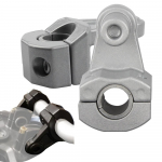 Baari p&uuml;stikud mootorratta mootorratta alumiiniumsulamist juhtrauad kinnitusklambrid mootorratta juhtraua klambrid p&uuml;stikud mootorratta kinnitus h&otilde;be