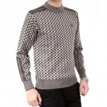 Meeste talvine soe paks kampsun &uuml;mara kaelusega pulloveriga ruuduline kampsun XXXL