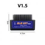 OBD2 skanner auto Elm327 V1.5 koodilugeja auto mini OBDII diagnostikat&ouml;&ouml;riistad Bluetoothi ​​diagnostika skanner Androidi IOS Windowsi jaoks