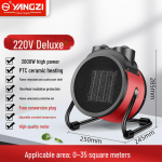 Yangzi energias&auml;&auml;stlik suure v&otilde;imsusega termoelektriline k&uuml;tteseade ja kuuma&otilde;hupuhur koduseks ja t&ouml;&ouml;stuslikuks kasutamiseks 3KW, Luxury model