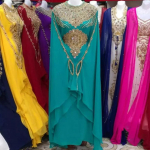 Farasha kleit Maroko stiilis Abaya Pikk K&auml;sit&ouml;&ouml;ga Dubai Islami Kaftan XS kuninglik sinine v&auml;rv