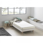 Matelas mousse 90 x 200 cm - DEKO DREAM Kietoa - Confort ferme - Epaisseur 12 cm - Livr&eacute; roul&eacute;