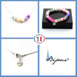 Pierres et Min&eacute;raux. Parure Bracelet Collier perles Opale Rose + Jaspe violet bleu + Jaspe Taille personnalisable.