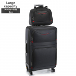 Suure mahutavusega Oxfordi riidest k&auml;rukohver universaalsete rataste ja paroolilukuga meestele ja naistele 20-inch [Carry-on]