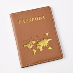 Unisex passikaane rahakotihoidja PU-nahast kaardihoidja passi&uuml;mbris Reisitarbed naistele meestele perepuhkuseks roosa