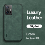 Xiomi 11T Pro &uuml;mbrise jaoks, naha tekstuuriga auto magnethoidja telefoni&uuml;mbris Xiaomi 11T Mi11T Mi 11 T Pro Xiaomi11T pehme tagakaas For Xiaomi 11T