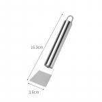 1 tk multifunktsionaalne roostevabast terasest k&ouml;&ouml;gipuhastusspaatliga kaabits j&auml;&auml; sulatamise eemaldaja &otilde;liplekkide puhastusvahend k&ouml;&ouml;k Straight shovel