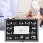80Pcs Dental Orthodontic Tube Molar Band Set Teeth Accessories16# to 35#