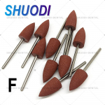 10 tk v&otilde;i 15 tk Hambaravi Vaik Silikoonkummist Freesid 2,35 mm Hambaravi ASilikoon Komplekt Poleerijad Poleerimisfreesid Hambaravi Labori Materjal 1 piece F