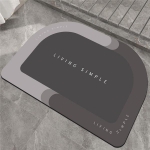 Napa Skin Super imav vannimatt Kiiresti kuivav vannitoavaip libisemiskindel p&otilde;rand &otilde;likindel k&ouml;&ouml;gimatt 40x60cm