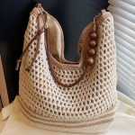 Puhkuse stiilis kootud kott Naiste suvine uus mood &otilde;&otilde;nes kootud &otilde;lakott Suure mahutavusega t&ouml;&ouml;le k&auml;ivitatav kott 38cm*14.5cm*34cm