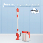 Vedeliku s&uuml;stimise silikoonist tualettpintsli iminapaga hoidik Tugev puhastus Ei mingeid surnud nurki 1PCS