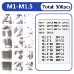 M1 M1.5 M2.5 M3 M4 M5 M6 M8 Silindriline Tihvt Positsioneerimispulk Komplekt 304 Roostevaba Teras Fikseeritud Lukustustihvt V&otilde;lli Kinnitus Metallist Tahke Varras M1-M1.5 (1set)