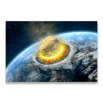 Galaxy Stars Astronauti Planet Hole Space Plakatid ja Prins Universe Maa meteoriidist seinapildid elutoa kaunistamiseks Ilma raamita 21*30cm