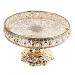 Vintage Klaasist Suupistete Taldrik Euroopa Stiilis Kerge Luksus Innovatiivne Peen Vintage Klaasist Puuviljavaagen