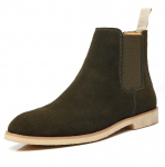 Meeste Klassikalised Retro Ehtsa Nahast Chelsea Saapad Meeste Mood Ankle Boots Meeste Vabaaja Briti Stiilis L&uuml;hikesed Saapad K&otilde;rge S&auml;&auml;rega Kingad 35 tumeroheline v&auml;rv