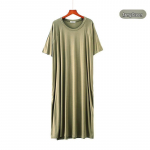 Modaalne Rasedus&ouml;&ouml;riie: L&uuml;hikeste varrukatega, lahtine, pluss suuruses pikk seelik rasedatele One Size (90-280 jin)