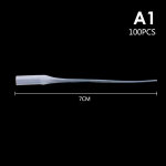 100 t&uuml;kki Liim Mikro-otsikud Plastikust Liimipudeli Otsikud Liimi Pikendaja T&auml;psus 7cm