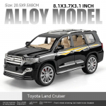 Uus 1:24 simulatsioonisulamist automudel Land Cruiser maastikus&otilde;iduk heli, valguse ja muusikaga mudel, tagasit&otilde;mmatav kaunistused kollektsiooni kingitus poisile must
