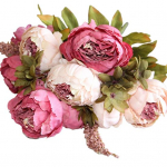 8 pead Euroopa stiilis siidililled pojengipeo kodu pulmataimede kaunistus