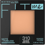 Maybelline New York Fit Me! Matte + Poreless Foundation Powder, 100 Translucent, 8.5 g, 310 Sun Beige