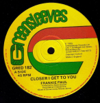 12-tolline plaat FRANKIE PAUL / GENERAL TREES - Closer I Get To You / Heart Mind An GRED182 Greensleeves Re 1985 UK Reggae, Ska & Dub Kasutatud