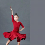 T&uuml;drukute Ladina kleidid Tantsimine Ballitantsukleit Rumba Samba Lapsed Samba Cha Cha Tango Seelik Standard Salsa 140