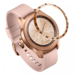 Raamipaneel Samsung Galaxy Watch 46mm 42mm jaoks Kleepuv kate Kriimustusvastane Roostevaba terase kaitse Tarvikud Gear S3 S2 jaoks For Gear S3 frontier roosa kuldne v&auml;rv