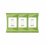 Beplain Mung Bean Cleansing Water Wipes 20sheets &times; 3
